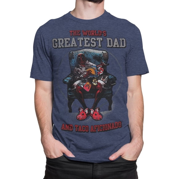 Deadpool T-Shirt pour Homme « le Plus Grand Papa du Monde » - 2Xlarge