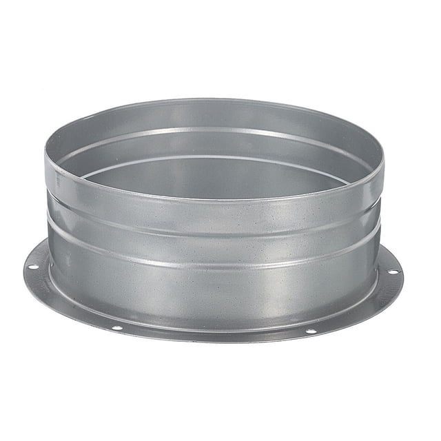 6 Inch Duct Connector Flange Metal Straight Pipe Exhaust Hose Flange