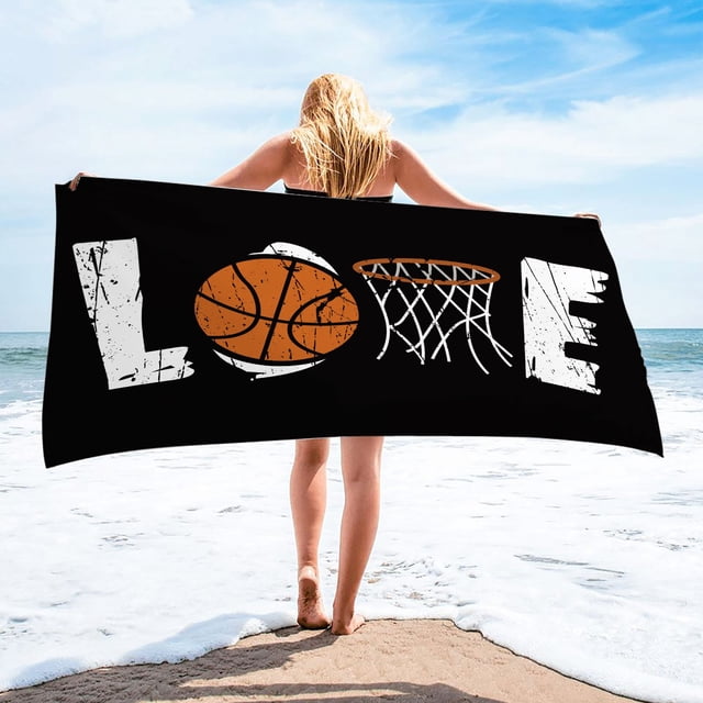Microfiber Beach Towel Super Colorful Bath Towel Sandproof Beach Blanket Multi-Purpose Towel For Travel Swimming Pool 30x60 Inch