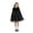 Black, variant on FhsagQ Dress for Girls Ruffled Long Sleeved Dress Princess Party Performance Dress Children's Dress Starry Dress Girls Easter Dresses Size 14-16 Girls' Dresses Size 16 7-8 Years