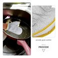 thumbnail image 3 of JUNWELL 2Pcs Reusable Household Gloves Household Washing Gloves for Laundry (Sliver), 3 of 5
