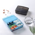 thumbnail image 4 of Medicine High-Capacity Pill  Pill Box Case Daily Medicine  Waterproof for Vitamins Fish Oil Supplement, 4 of 7