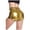 Gold, variant on WTXUE Intimates | Panty Leather Short Rave Glossy Trousers Faux Womens High Dance Shorts Waist Pants | 1 Piece Silver M