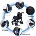 thumbnail image 3 of Fauteuil Roulant de Transport Pliable, Freins à Main et Roue Arrière de 12 Pouces, Repose-Pieds à Bascule et Soutien jusqu'à 220 Lbs, Siège de 18 Pouces de Large, 3 of 10