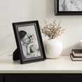 thumbnail image 2 of DesignOvation Nikolai 5" x 7" Black Picture Frame, 2 of 9