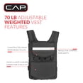 thumbnail image 4 of CAP Barbell Adjustable Weighted Vest, 70lb, 4 of 8