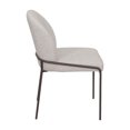 thumbnail image 4 of CorLiving Blakeley Set of 2 High Back Upholstered Indoor Dining Chairs with Metal Legs, 4 of 9