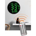 thumbnail image 3 of Wall Clock USB Powered Clock Digital Clock Digital Clock Temperature Clock for Living Room Green Light, 3 of 8