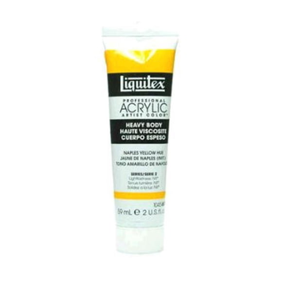 Liquitex 1045601 2Oz Heavy Body Color - Naples Yellow Hue