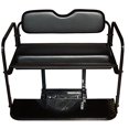 thumbnail image 1 of Performance Plus Carts EZGO TXT Golf Cart Flip Folding Rear Back Seat Kit - Black Cushions, 1 of 4