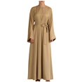 thumbnail image 2 of Abaya Longue pour Femmes, Robe Longue Musulmane, Kaftan Vintage Imprimé Floral, Maxi Islamique, Robes pour Femmes, 2 of 3