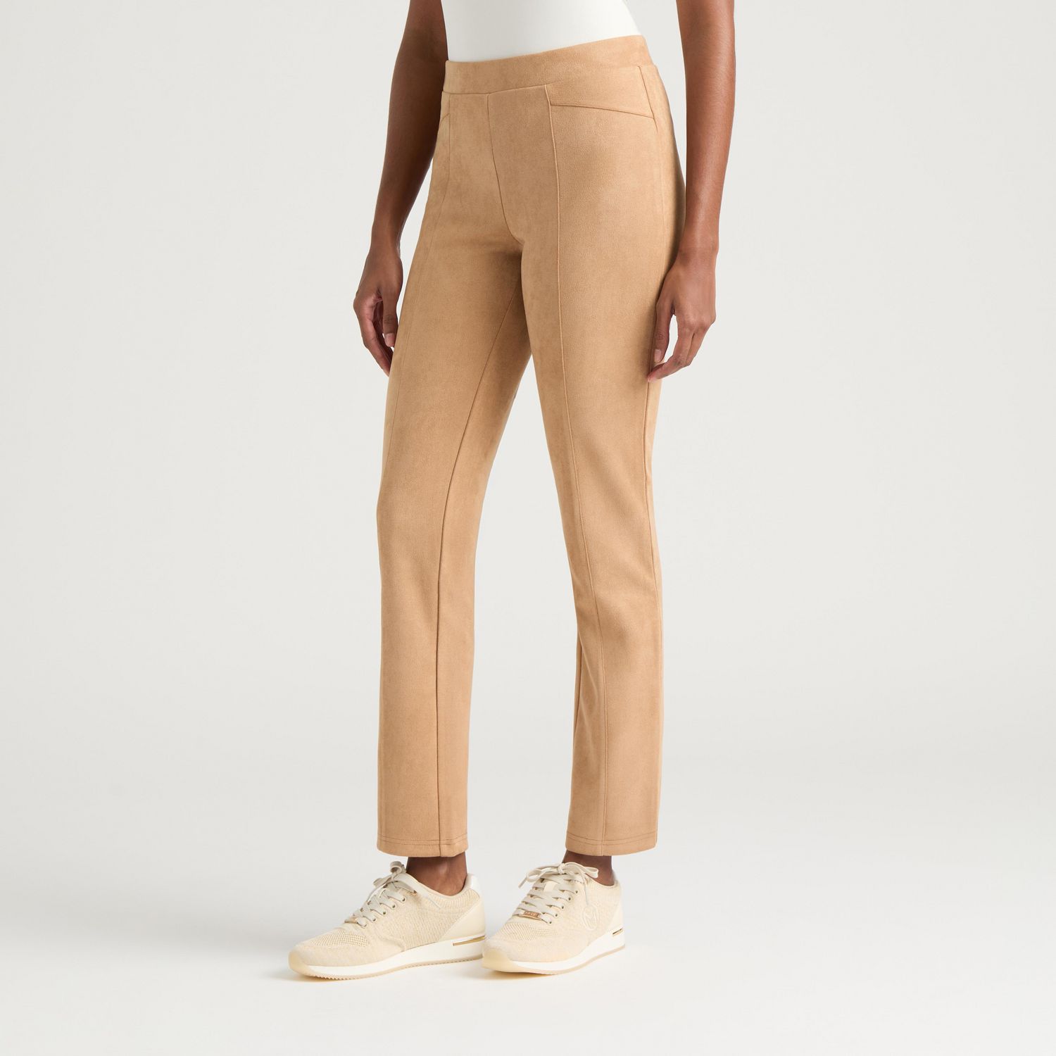 Pantalon Ajusté en Faux Suède de Mexx pour Femmes