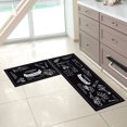 thumbnail image 3 of Aqestyerly Water And Oil Absorbing Kitchen Floor Mat Set,40X60 + 40X120cm Non-slip Floor Rugs,Kitchen Carpet For Home Cleaning, 3 of 6