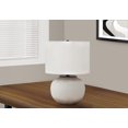 thumbnail image 1 of Monarch Specialties Lighting, 21"h, Table Lamp, Cream Ceramic, Ivory / Cream Shade, Modern, 1 of 6