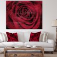 thumbnail image 4 of Design Art - Pétales de Rose Rouges avec Gouttes de Pluie, 4 of 5