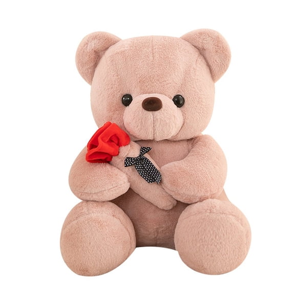 CUITING 10 inch Teddy Bear Stuffed Animal with Soft Cuddly Stuffed Plush Bear Gifts for Kids Baby Toddlers on Baby Shower Valentine‘s Day (Pink)