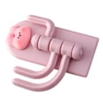 thumbnail image 4 of Self Adhesive Hook, Cute Adhesive Hook 180 Degrees Rotation  for Keys Chicken,,Bowknot ,Bear,Dog, 4 of 8