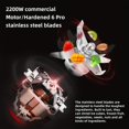 thumbnail image 2 of BioloMix Mélangeur Commercial 67,63 Oz - Numérique, Sans BPA, Programmation Automatique,, 2 of 4