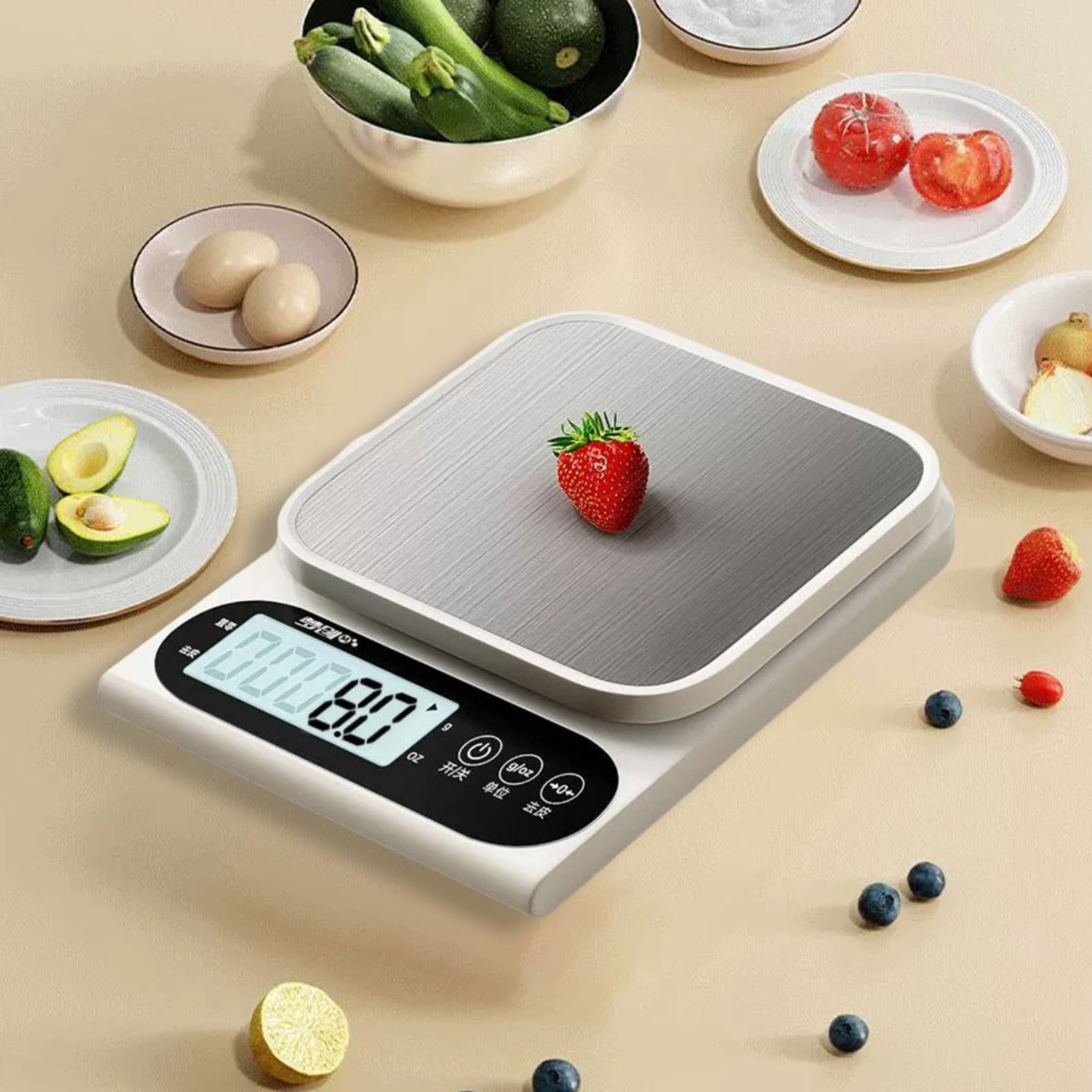 Antqov Accurate Kitchen Electronic Scale Home Baking Gram Scale Weighing Grams Small Heavy Food Scale Gram Weighing