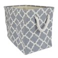 thumbnail image 1 of Design Imports CAMZ36087 Bac de Rangement Rectangulaire en Polyester 14 x 8 x 9 Po, Gris - Petit, 1 of 9
