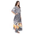 thumbnail image 4 of Caftans Longs pour Femmes Grande Taille Robe Caftan Robe de Soirée Fête Été Plage Robe d'Été Manches Kimono Longues Robes Décontractées en Ligne, 4 of 7