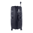 thumbnail image 3 of TRAVLR 100% PP Break Resistant Lightweight Expandable 24" Checkin Luggage Trolley -Black ., 3 of 6