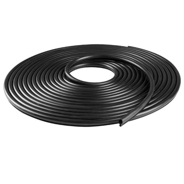 10M Window Rubber Seal Silicone Replacement for Window Door, UPVC Black Sealing Strip for 3-6mm Gaps, Kerf Mount Weatherstrip Seal Against Noise Water TPE Weather Strip