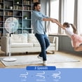 thumbnail image 4 of HOMCOM Height Adjustable Pedestal Fan Oscillating Standing Fan with Remote, 4 of 10