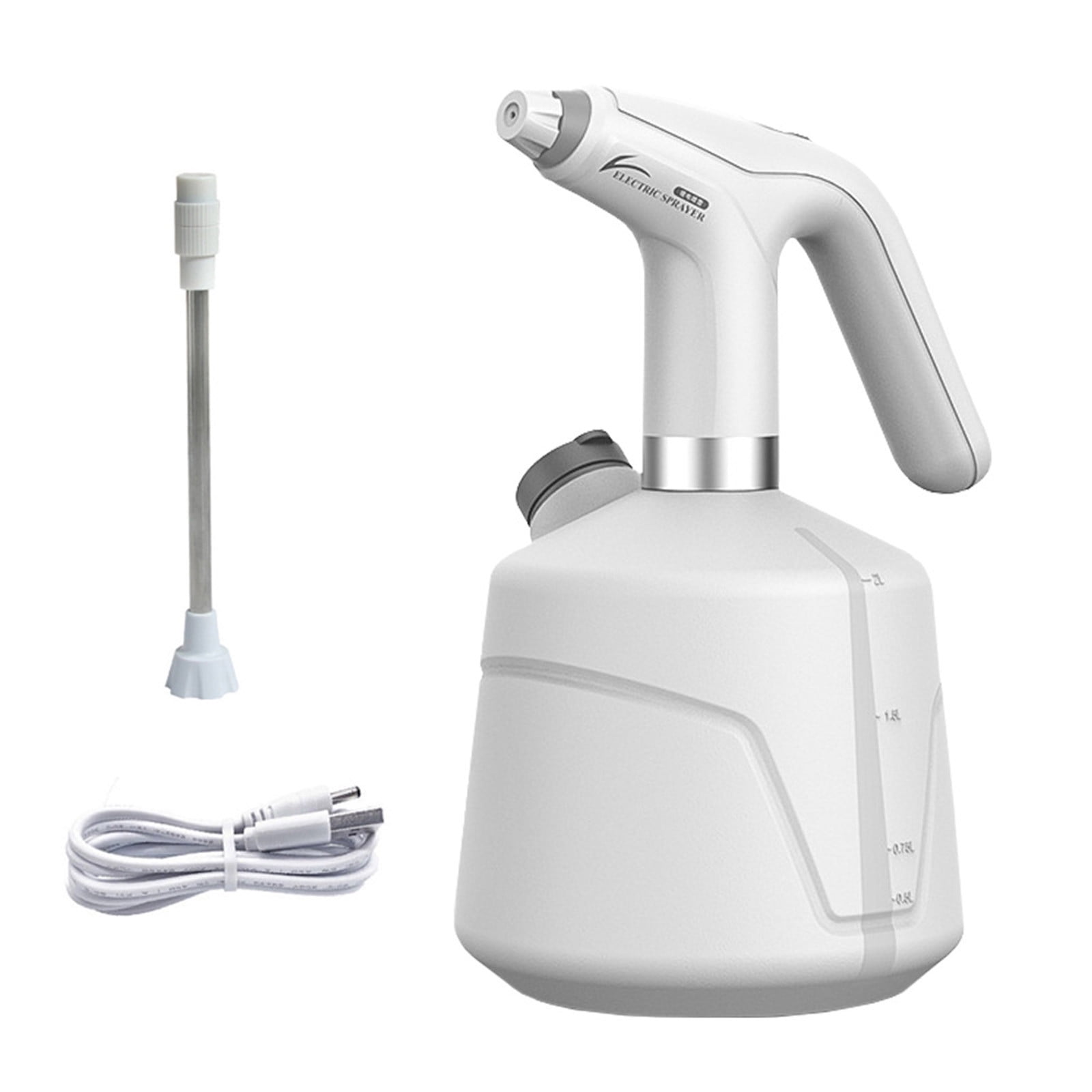 EGNMCR Handheld Electric Sprayer For Watering Flowers And Spraying 2L Electric Watering Can Gardening Watering Can Rechargeable Electric Sprayer Watering bottle