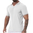 thumbnail image 1 of Birdeem Chemises pour Hommes Chemise Décontractée Ample et Fine à Col Rabattu Couleur Unie, 1 of 10
