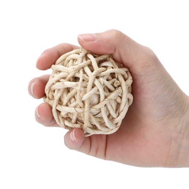 Small Animal Chew Toy, Corn Husk Toy Ball Stress Relief Relieve Boredom For Hamster For