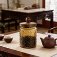thumbnail image 4 of EGNMCR Organisateurs et Rangement de Garde-Robe, Organisation et Rangement, Bacs de Rangement, Contenants de Rangement Pot de Rangement en Verre Coloré 700 ml pour Collations et Thé de Cuisine Domestique Pot de Rangement en Verre, 4 of 6