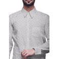 thumbnail image 2 of BESTMAN Long Sleeve Formal Shirt For Men Printed Button Down Cotton Men Shirts, 2 of 5