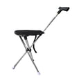 thumbnail image 2 of Tachiuwa Canne avec Siège Canne Pliante de Randonnée Chaise Canne pour Escalade File d'Attente Adultes Blanc, 2 of 9