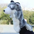 thumbnail image 2 of Jouet en Peluche Loup Gris de 25 cm, Poupée en Forme d'Animal Réaliste, 2 of 2