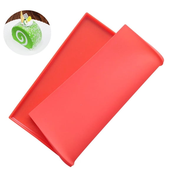 Vaidha Roll Cake Mats - Flexible Multi-Purpose Sheet Nonstick Jelly Roll Pan, Baking Pan, Pizza Molds
