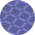 thumbnail image 1 of Ahgly Company Tapis Rond Lavable en Machine Intérieur Transitionnel Bleu Ardoise Clair, 4 Pieds Rond, 1 of 7