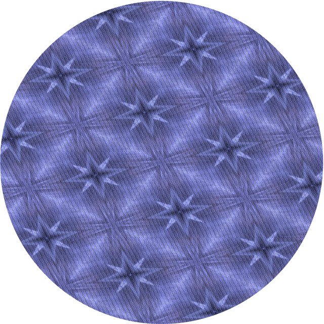 Ahgly Company Tapis Rond Lavable en Machine Intérieur Transitionnel Bleu Ardoise Clair, 4 Pieds Rond