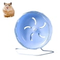 thumbnail image 1 of Riforla Silent Hamster Wheel Large Small Animal Exercise Wheel with Stand | Blue Design | Easy Installation for Hamsters and R At S Novelty funny toy Light Blue, 1 of 9