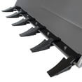 thumbnail image 2 of 60'' Bucket Tooth Bar, Heavy Duty Tractor Bucket 6 Teeth Bar for Loader Tractor Skidsteer, 4560 Lbs Load-Bearing Capacity Bolt on Design, for Efficient Soil Excavation and Bucket Protection, 2 of 8