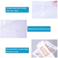 thumbnail image 3 of Enveloppes en Poly Imperméables Transparentes pour la Maison, le Travail et l'Organisation, 3 of 7