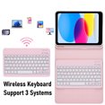 thumbnail image 3 of Tablet Keyboard Case, Backlit Magnetic Wireless Tablet Keyboard Case PU TPU with Pen Holder for 9.7 Inch Tablets Pink,Green, 3 of 7
