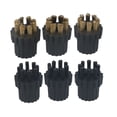 thumbnail image 1 of 6pcs Steam Cleaner Brass Nylon Brush Head Replacement Parts Fit for Steam Mop, 1 of 9