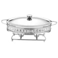 thumbnail image 1 of GROWTH TANK Ensemble Complet de Réchaud avec Bac à Eau, Plat Rond Anti-Frottement, Réchaud de Buffet de Traiteur Argent, 1 of 9