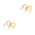 thumbnail image 2 of stanreset 1/2/3/5 2pcs Maison Hôtel Polyester Rideau Retenue Salon Drapé Tieback Draperies Support Décoratif Ondulé Corde Or 2PCS, 2 of 6