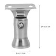 thumbnail image 3 of CIMAXIC 6pcs Stainless Steel Handrail Bracket Stairway Railing Brackets Hand Rail Stair Holder,2.36"X2.36"X0.98", 3 of 4