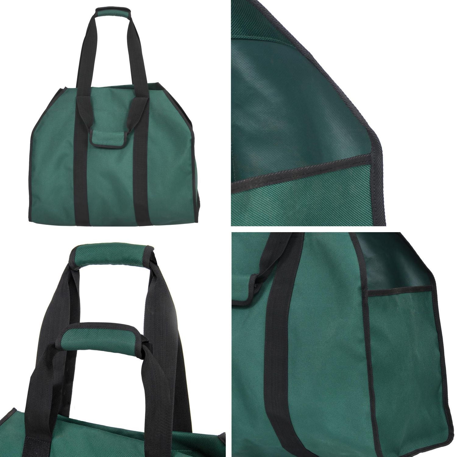 Sac robuste pour bois de chauffage, 24 x 12 x 20 po, vert