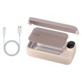 thumbnail image 2 of XIPYYKM 900ml Heated Lunch Box, Portable Rechargeable Lunch Box with 304 Stainless Steel Container, Adjustable Temperature Display & Dry Insulation for Office, Travel, Outdoor, 2 of 9