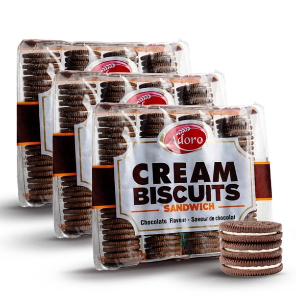 Adoro Chocolate Sandwich Cookies – 720g (Pack of 3)