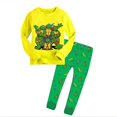 thumbnail image 4 of Pyjama de Nuit pour Garçons Bébé avec Imprimé de Dessin Animé TMNT, Tenue de Sommeil, Costume 2-7 Ans, 4 of 5